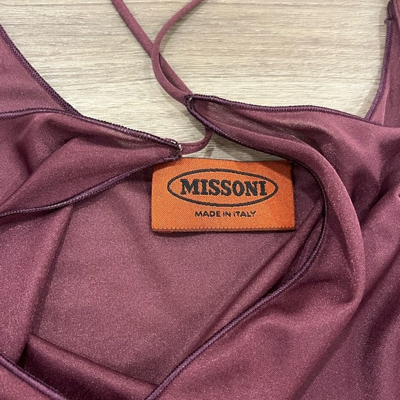 Missoni Orange Label Sleeveless Multicolor Knit Mock Dress Women Sz 42 US 6 M - Picture 12 of 13